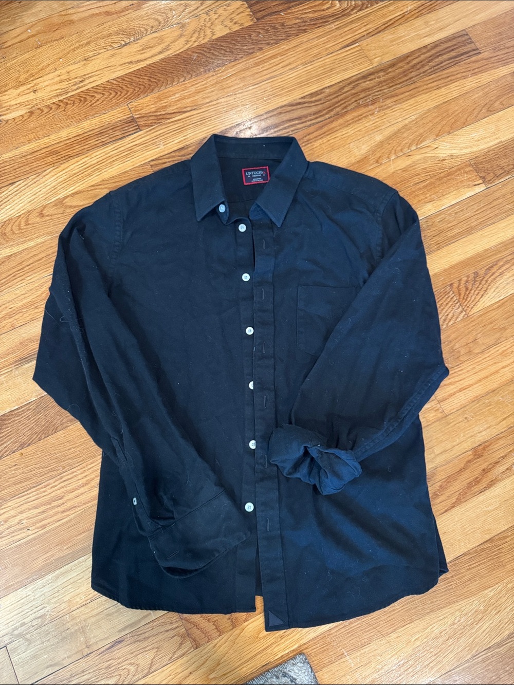 UNTUCKit Black Men's Button-Up Shirt